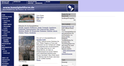 Desktop Screenshot of kunstplattform.biz